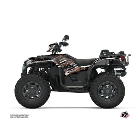 Karosszéria védő dekor matrica készlet Quad POLARIS Jungle Gesztenye Széria