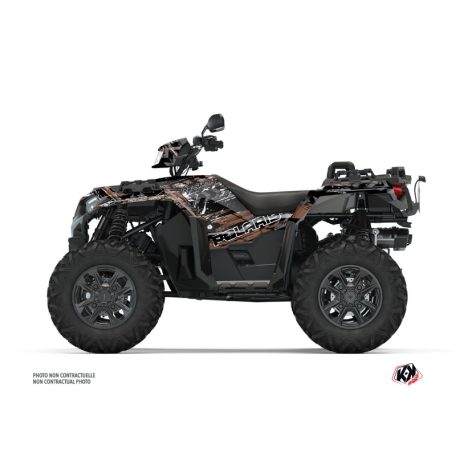 Karosszéria védő dekor matrica készlet Quad POLARIS Lifter Gesztenye Széria