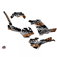   Karosszéria védő dekor matrica készlet Quad POLARIS Lifter Narancs Széria