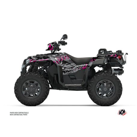 Karosszéria védő dekor matrica készlet Quad POLARIS Lifter Rose Széria