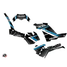 Karosszéria védő dekor matrica készlet Quad POLARIS Rock Fekete/Kék Széria