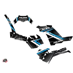   Karosszéria védő dekor matrica készlet Quad POLARIS Rock Fekete/Kék Széria