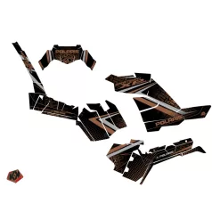   Karosszéria védő dekor matrica készlet Quad POLARIS Rock Gesztenye Széria