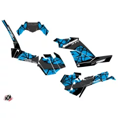   Karosszéria védő dekor matrica készlet Quad POLARIS Spin Kék Széria
