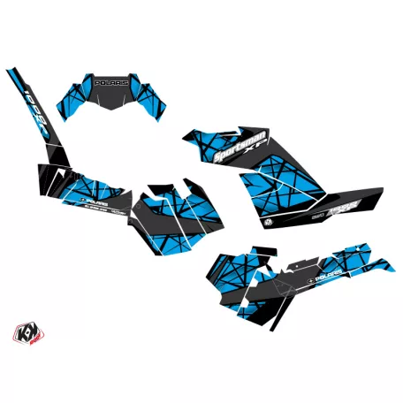 Karosszéria védő dekor matrica készlet Quad POLARIS Spin Kék Széria