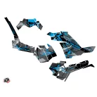 Karosszéria védő dekor matrica készlet Quad POLARIS Evil Szürke/Kék Széria