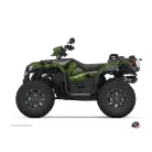 Karosszéria védő dekor matrica készlet Quad POLARIS Redrock Zöld Széria
