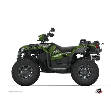 Karosszéria védő dekor matrica készlet Quad POLARIS Redrock Zöld Széria