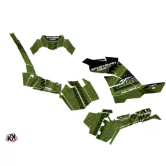   Karosszéria védő dekor matrica készlet Quad POLARIS Redrock Zöld Széria