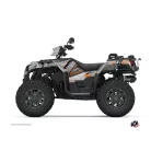 Karosszéria védő dekor matrica készlet Quad POLARIS Redrock Szürke/Narancs Széria