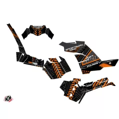   Karosszéria védő dekor matrica készlet Quad POLARIS Redrock Fekete/Narancs Széria