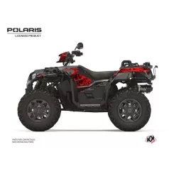   Karosszéria védő dekor matrica készlet Quad POLARIS Chaser Fekete Széria