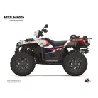 Karosszéria védő dekor matrica készlet Quad POLARIS Epik Fehér Széria