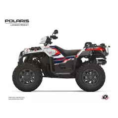   Karosszéria védő dekor matrica készlet Quad POLARIS Epik Fehér Széria