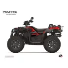 Karosszéria védő dekor matrica készlet Quad POLARIS Epik Fekete Széria