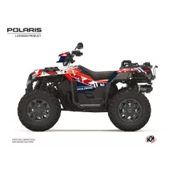   Karosszéria védő dekor matrica készlet Quad POLARIS Stun Fehér Széria