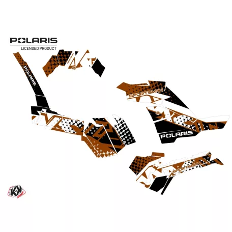 Karosszéria védő dekor matrica készlet Quad POLARIS Stun Cuivre Széria