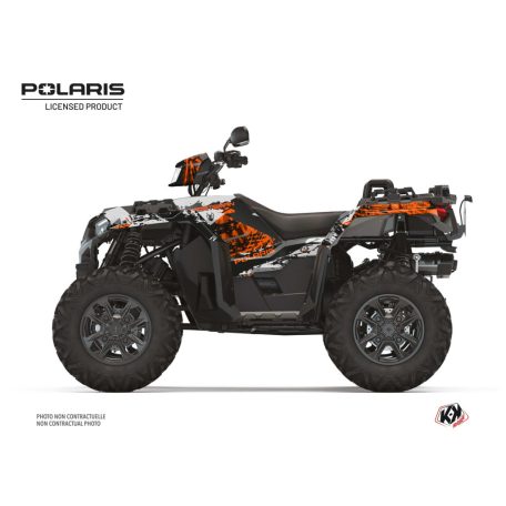 Karosszéria védő dekor matrica készlet Quad POLARIS Chaser Szürke Széria