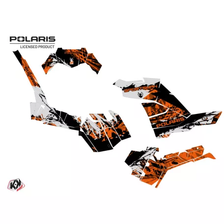 Karosszéria védő dekor matrica készlet Quad POLARIS Chaser Szürke Széria