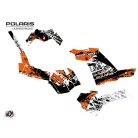 Karosszéria védő dekor matrica készlet Quad POLARIS Chaser Narancs Széria