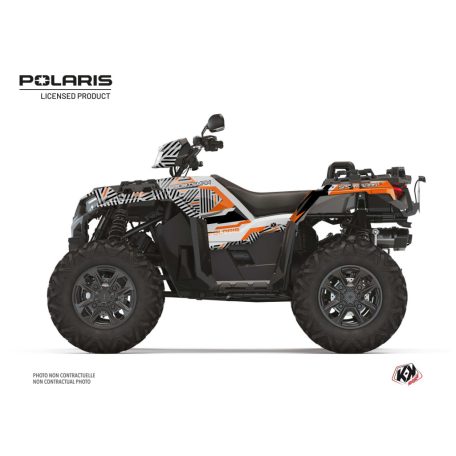 Karosszéria védő dekor matrica készlet Quad POLARIS Epik Szürke Széria
