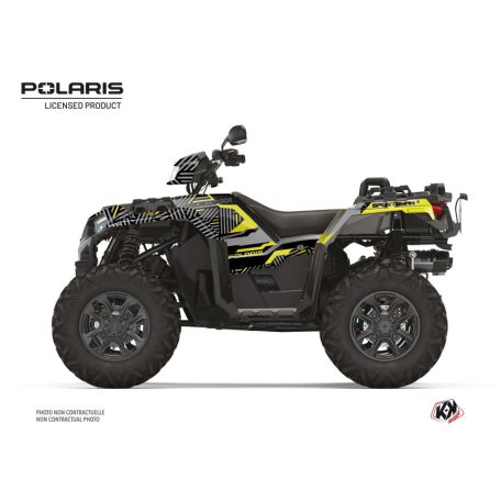 Karosszéria védő dekor matrica készlet Quad POLARIS Epik Sárga Széria