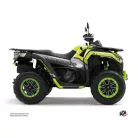 Karosszéria védő dekor matrica készlet Quad SEGWAY Sharp Zöld/Neon Széria