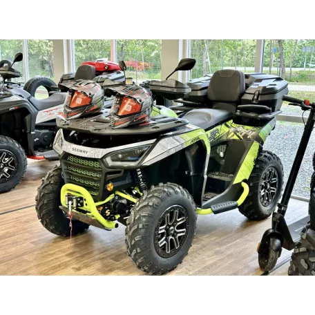 Karosszéria védő dekor matrica készlet Quad SEGWAY Boggy Zöld/Neon Széria