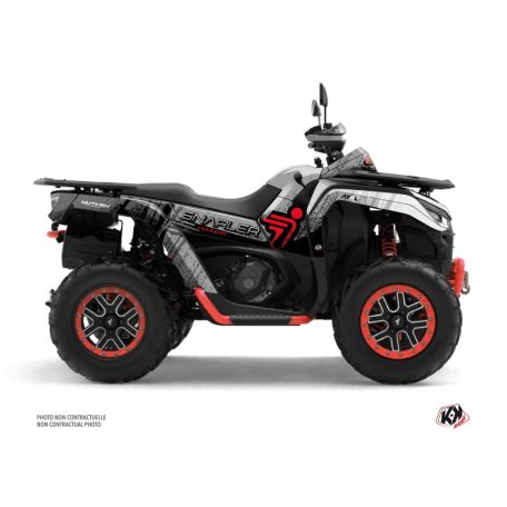 Karosszéria védő dekor matrica készlet Quad SEGWAY Boggy Szürke Széria