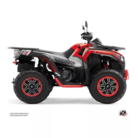 Karosszéria védő dekor matrica készlet Quad SEGWAY Sharp Szürke Széria
