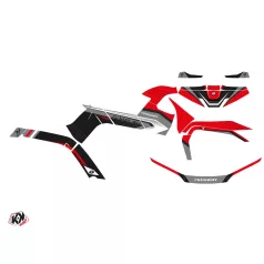   Karosszéria védő dekor matrica készlet Quad SEGWAY Sharp Szürke Széria