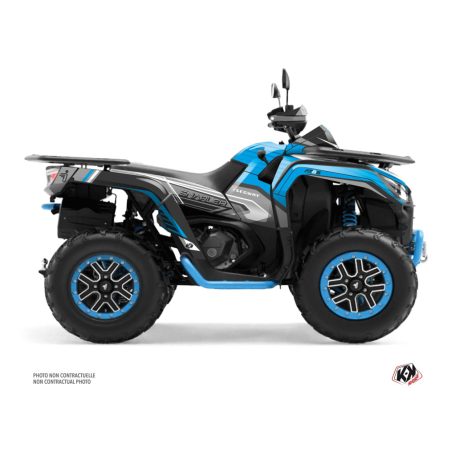 Karosszéria védő dekor matrica készlet Quad SEGWAY Sharp Kék Széria