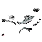 Karosszéria védő dekor matrica készlet Quad CF MOTO Brush Szürke Széria