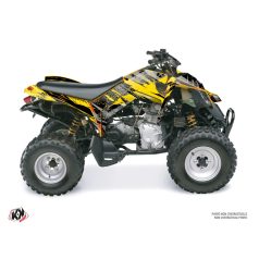   Karosszéria védő dekor matrica készlet Quad CAN-AM Ember Sárga Széria