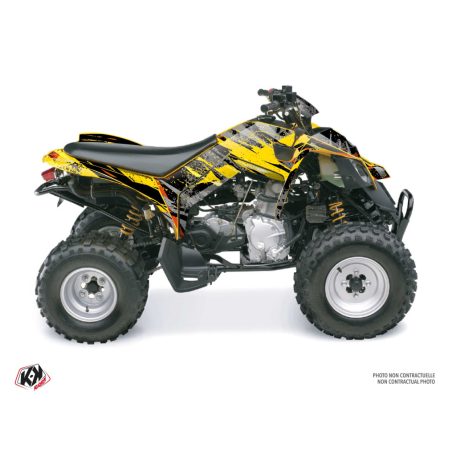 Karosszéria védő dekor matrica készlet Quad CAN-AM Ember Sárga Széria