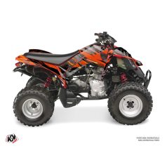   Karosszéria védő dekor matrica készlet Quad CAN-AM Ember Piros Széria