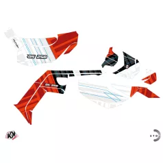   Karosszéria védő dekor matrica készlet Quad CAN-AM Kinetik Piros Széria