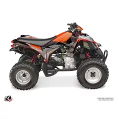   Karosszéria védő dekor matrica készlet Quad CAN-AM Kliff Piros Széria