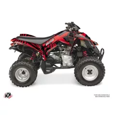   Karosszéria védő dekor matrica készlet Quad CAN-AM Kollector Piros Széria