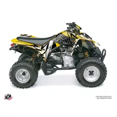   Karosszéria védő dekor matrica készlet Quad CAN-AM Kraft Sárga Széria