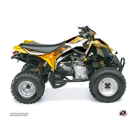 Karosszéria védő dekor matrica készlet Quad CAN-AM Spear Sárga Széria