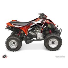   Karosszéria védő dekor matrica készlet Quad CAN-AM Spear Piros Széria