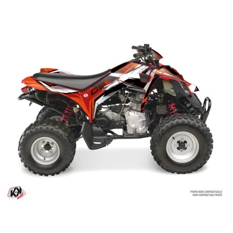 Karosszéria védő dekor matrica készlet Quad CAN-AM Spear Piros Széria