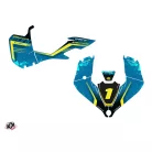 Karosszéria védő dekor matrica készlet Quad CF MOTO Geo Kék Széria