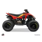 Karosszéria védő dekor matrica készlet Quad CF MOTO Geo Piros Széria