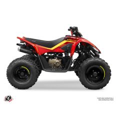   Karosszéria védő dekor matrica készlet Quad CF MOTO Geo Piros Széria