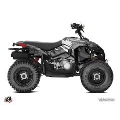   Karosszéria védő dekor matrica készlet Quad CAN-AM Ember Szürke Széria