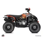 Karosszéria védő dekor matrica készlet Quad CAN-AM Ember Piros Széria