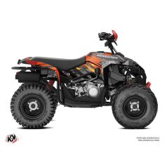   Karosszéria védő dekor matrica készlet Quad CAN-AM Ember Piros Széria