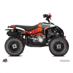   Karosszéria védő dekor matrica készlet Quad CAN-AM Kinetik Piros Széria